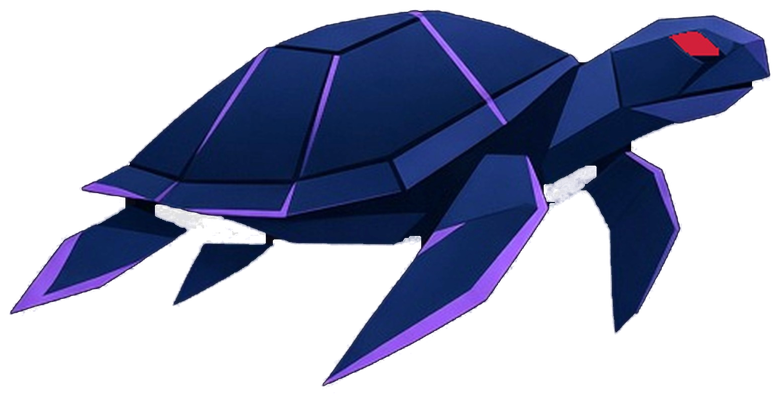 Fort Skippy low-poly sea turtle mark